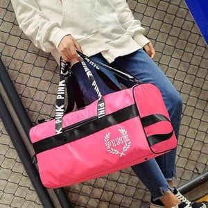 New Pink Duffel Bag